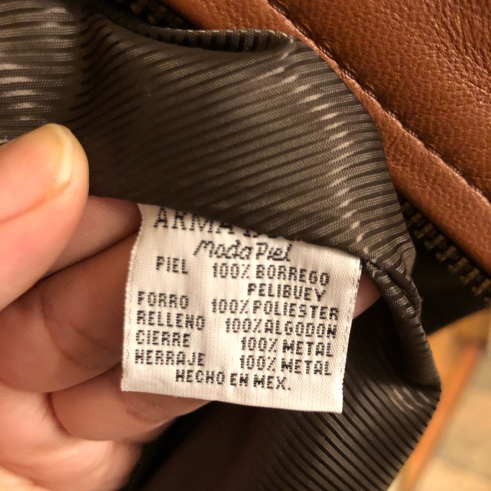 Original Leather jacket. NEVER worn! - Picture 7 of 8